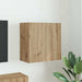 Dulap TV de perete Pe perete Stejar Artizanal 59,5 x 31 x 60 cm - WALTI WALTI