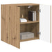 Dulap TV de perete Pe perete Stejar Artizanal 59,5 x 31 x 60 cm - WALTI WALTI