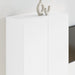 Dulap TV de perete Alb 59,5 x 31 x 80 cm Lemn compozit - WALTI WALTI