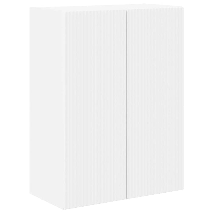 Dulap TV de perete Alb 59,5 x 31 x 80 cm Lemn compozit - WALTI WALTI