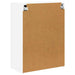 Dulap TV de perete Alb 59,5 x 31 x 80 cm Lemn compozit - WALTI WALTI