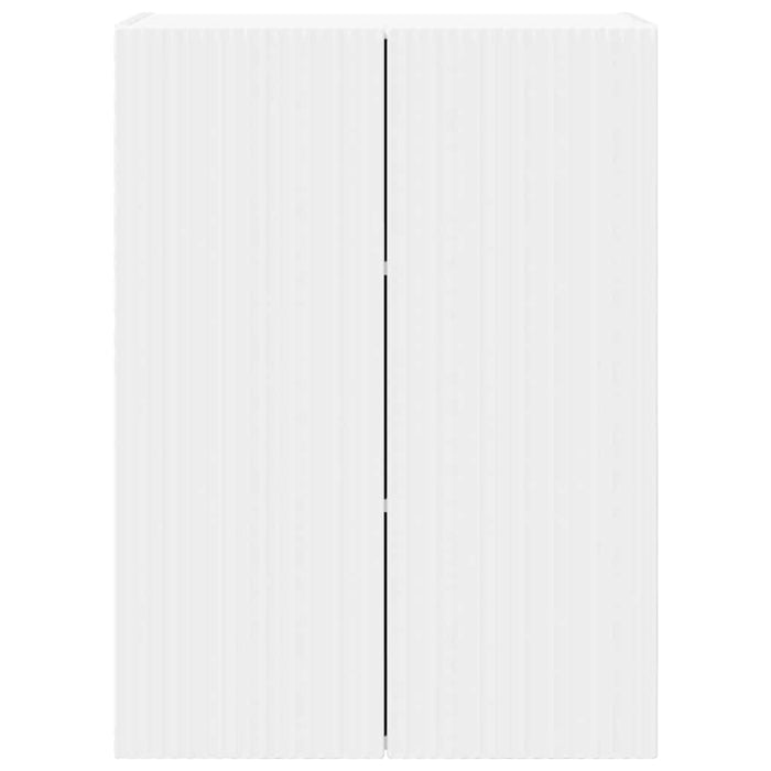 Dulap TV de perete Alb 59,5 x 31 x 80 cm Lemn compozit - WALTI WALTI