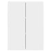 Dulap TV de perete Alb 59,5 x 31 x 80 cm Lemn compozit - WALTI WALTI