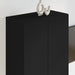 Dulap TV de perete Negru 59,5 x 31 x 80 cm Lemn compozit - WALTI WALTI