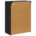 Dulap TV de perete Negru 59,5 x 31 x 80 cm Lemn compozit - WALTI WALTI