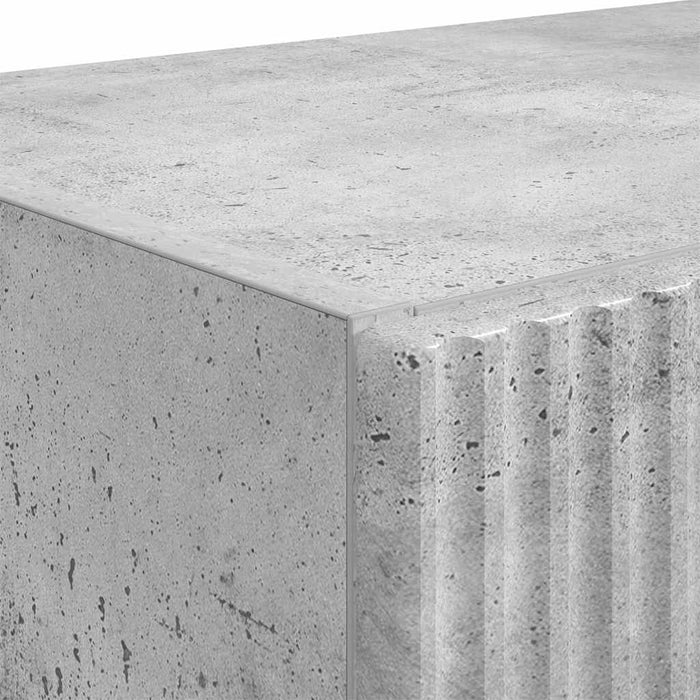 Dulap TV de perete Pe perete Gri din beton 59,5 x 31 x 80 cm - WALTI WALTI