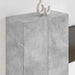 Dulap TV de perete Pe perete Gri din beton 59,5 x 31 x 80 cm - WALTI WALTI