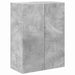 Dulap TV de perete Pe perete Gri din beton 59,5 x 31 x 80 cm - WALTI WALTI