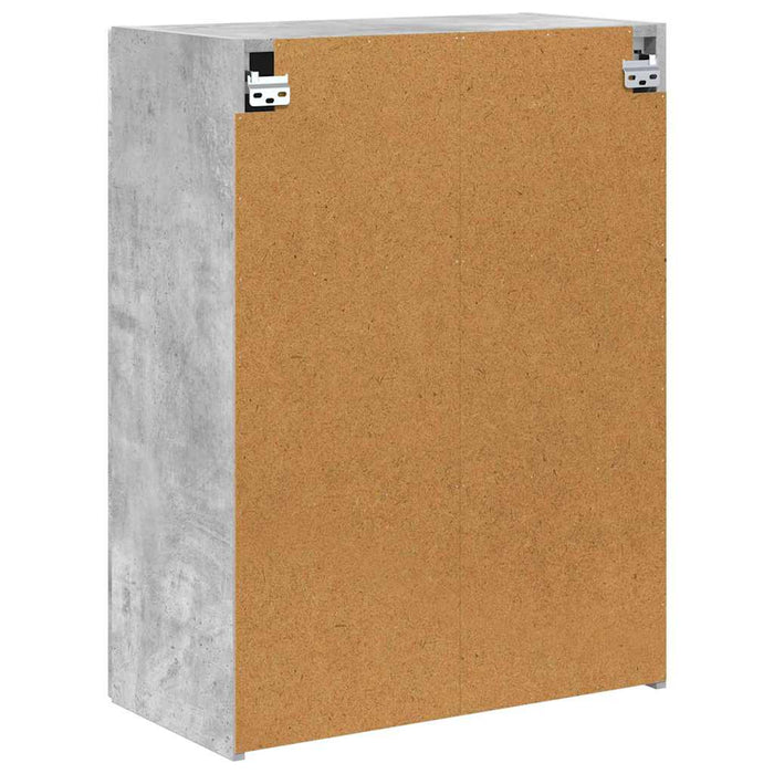 Dulap TV de perete Pe perete Gri din beton 59,5 x 31 x 80 cm - WALTI WALTI