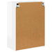 Dulap TV de perete Alb lucios 59,5 x 31 x 80 cm Lemn compozit - WALTI WALTI