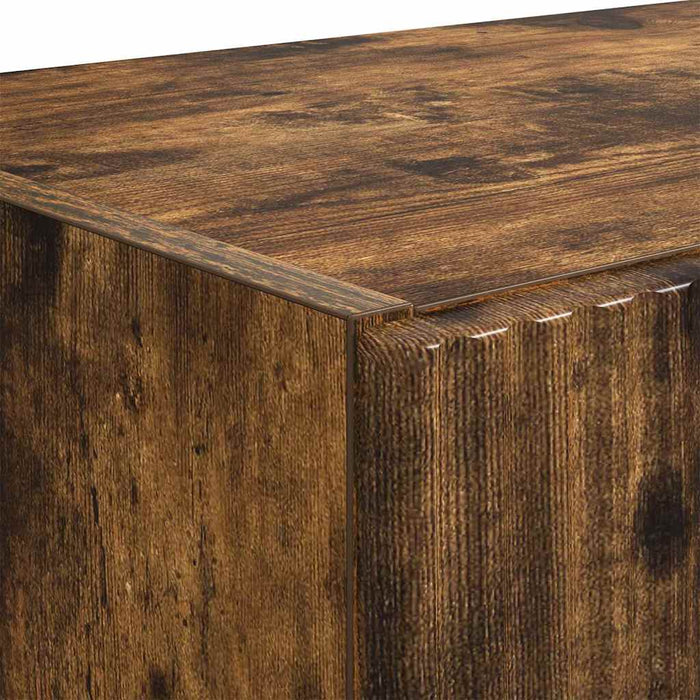 Dulap TV de perete Pe perete Stejar fumuriu 59,5 x 31 x 80 cm - WALTI WALTI