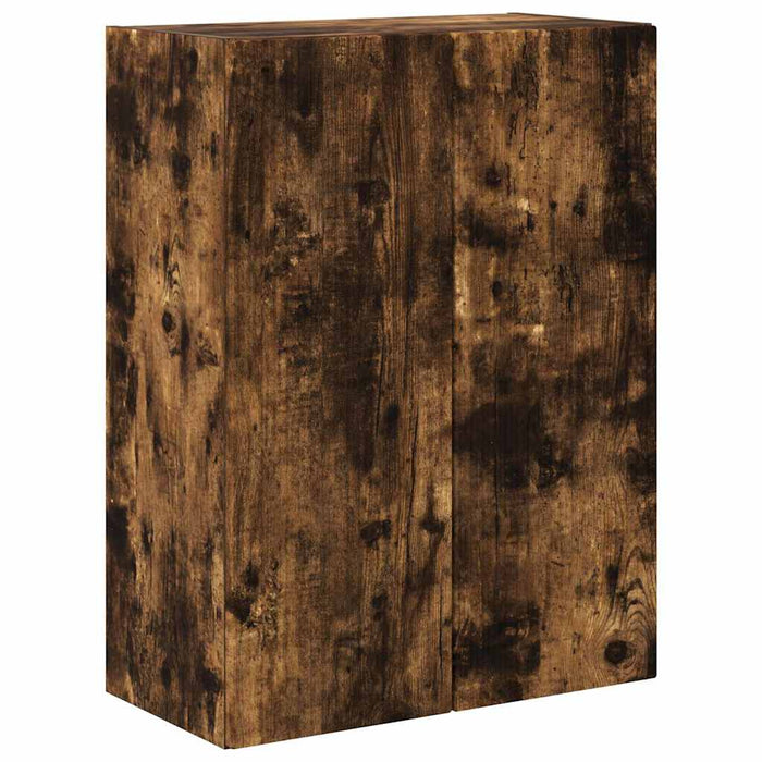 Dulap TV de perete Pe perete Stejar fumuriu 59,5 x 31 x 80 cm - WALTI WALTI