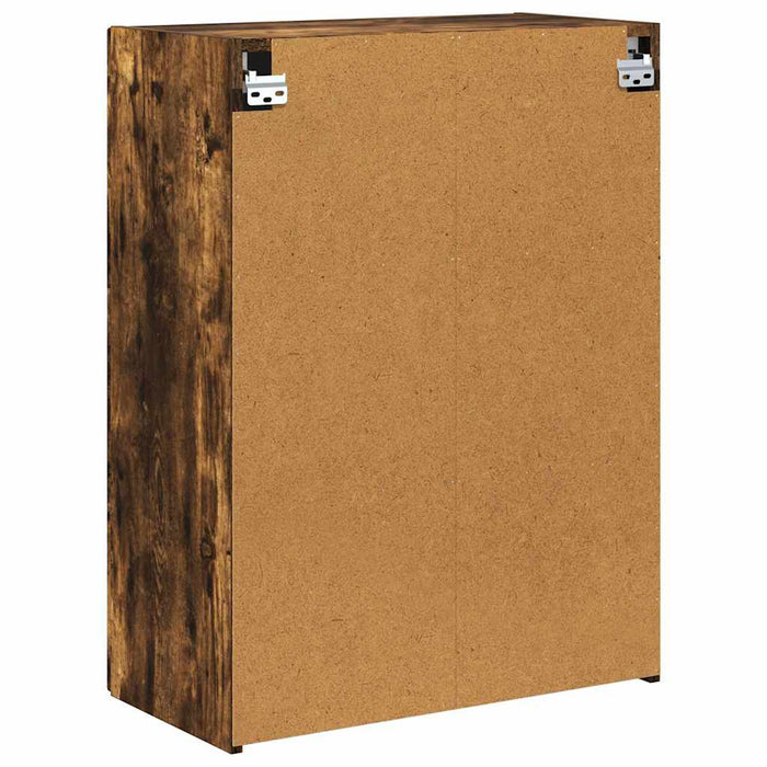 Dulap TV de perete Pe perete Stejar fumuriu 59,5 x 31 x 80 cm - WALTI WALTI