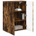 Dulap TV de perete Pe perete Stejar fumuriu 59,5 x 31 x 80 cm - WALTI WALTI