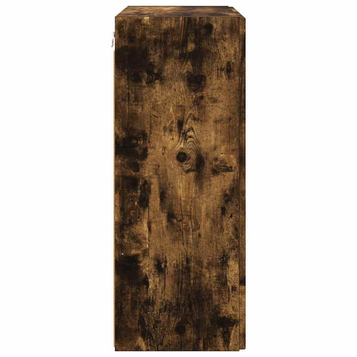 Dulap TV de perete Pe perete Stejar fumuriu 59,5 x 31 x 80 cm - WALTI WALTI