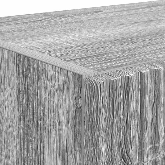 Dulap TV de perete Gri Sonoma 59,5 x 31 x 80 cm Lemn compozit - WALTI WALTI