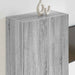 Dulap TV de perete Gri Sonoma 59,5 x 31 x 80 cm Lemn compozit - WALTI WALTI