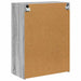 Dulap TV de perete Gri Sonoma 59,5 x 31 x 80 cm Lemn compozit - WALTI WALTI