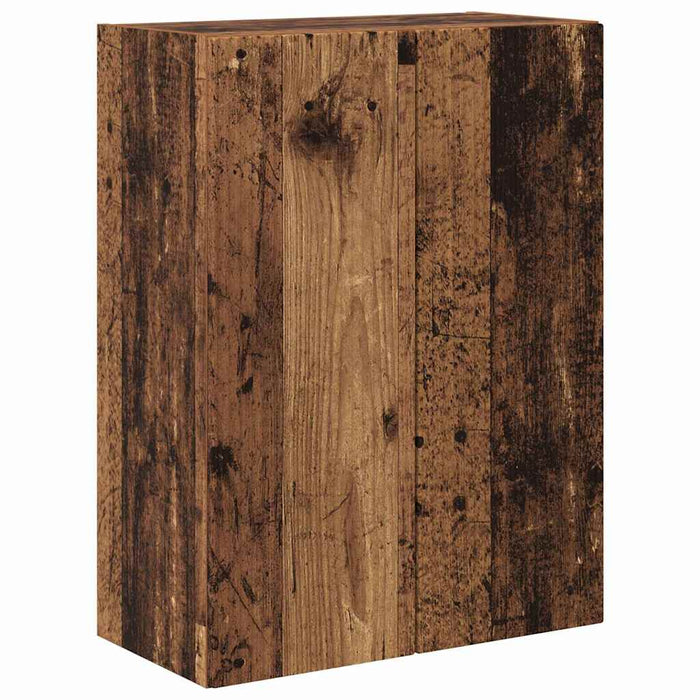 Dulap TV de perete Lemn Vechi 59,5 x 31 x 80 cm Lemn compozit - WALTI WALTI