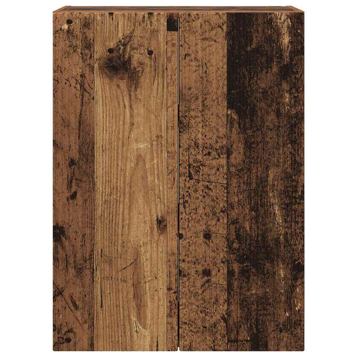 Dulap TV de perete Lemn Vechi 59,5 x 31 x 80 cm Lemn compozit - WALTI WALTI