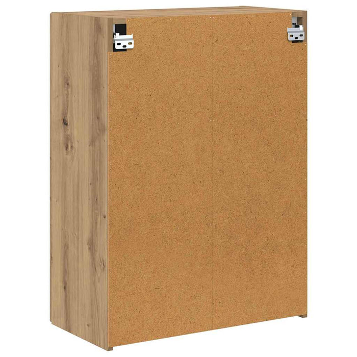 Dulap TV de perete Pe perete Stejar Artizanal 59,5 x 31 x 80 cm - WALTI WALTI