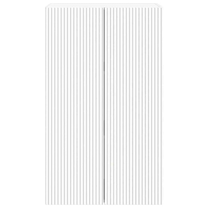 Dulap TV de perete Alb 59,5 x 31 x 100 cm Lemn compozit - WALTI WALTI