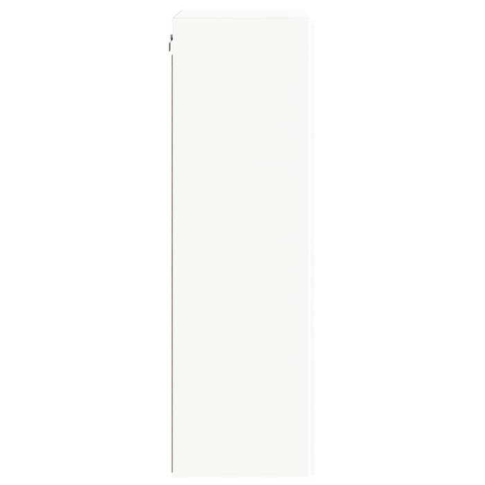 Dulap TV de perete Alb 59,5 x 31 x 100 cm Lemn compozit - WALTI WALTI