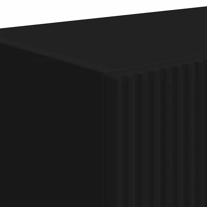 Dulap TV de perete Negru 59,5 x 31 x 100 cm Lemn compozit - WALTI WALTI