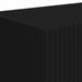 Dulap TV de perete Negru 59,5 x 31 x 100 cm Lemn compozit - WALTI WALTI