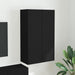 Dulap TV de perete Negru 59,5 x 31 x 100 cm Lemn compozit - WALTI WALTI