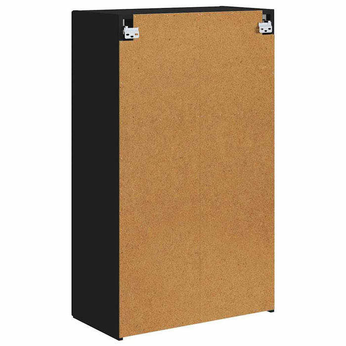 Dulap TV de perete Negru 59,5 x 31 x 100 cm Lemn compozit - WALTI WALTI