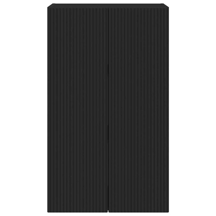Dulap TV de perete Negru 59,5 x 31 x 100 cm Lemn compozit - WALTI WALTI