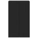 Dulap TV de perete Negru 59,5 x 31 x 100 cm Lemn compozit - WALTI WALTI