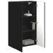 Dulap TV de perete Negru 59,5 x 31 x 100 cm Lemn compozit - WALTI WALTI