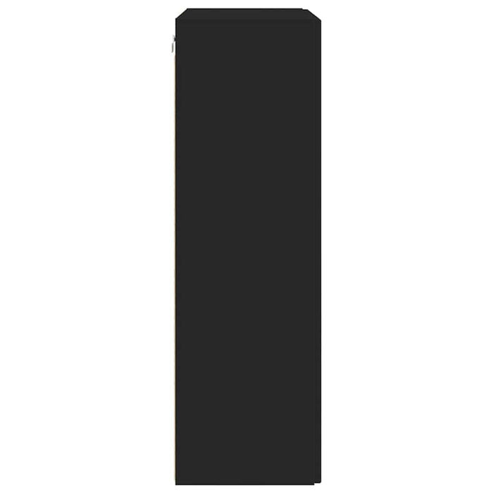 Dulap TV de perete Negru 59,5 x 31 x 100 cm Lemn compozit - WALTI WALTI
