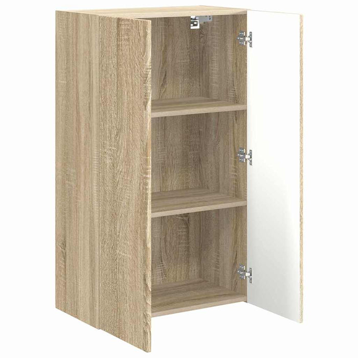 Dulap TV de perete Pe perete Stejar Sonoma 59,5 x 31 x 100 cm - WALTI WALTI