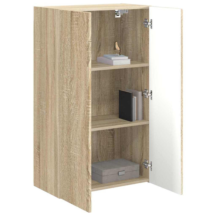 Dulap TV de perete Pe perete Stejar Sonoma 59,5 x 31 x 100 cm - WALTI WALTI