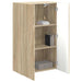 Dulap TV de perete Pe perete Stejar Sonoma 59,5 x 31 x 100 cm - WALTI WALTI