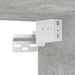 Dulap TV de perete Pe perete Gri din beton 59,5 x 31 x 100 cm - WALTI WALTI