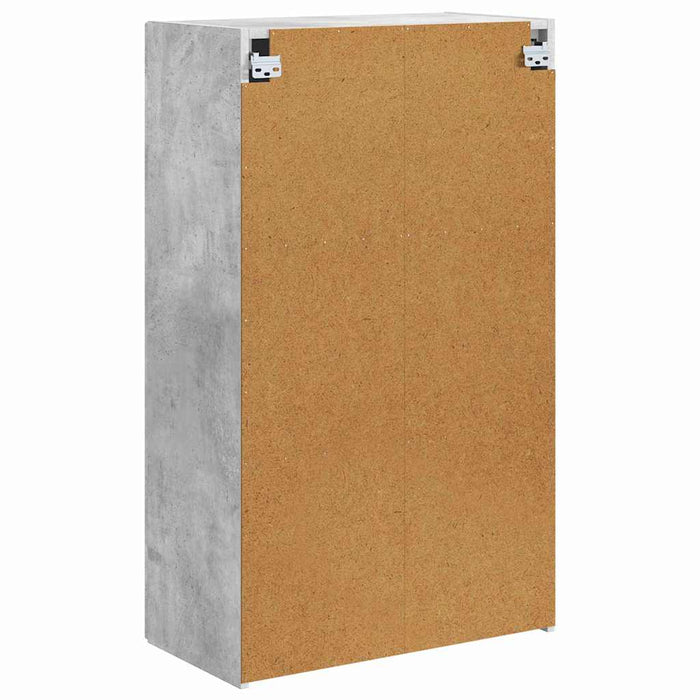 Dulap TV de perete Pe perete Gri din beton 59,5 x 31 x 100 cm - WALTI WALTI