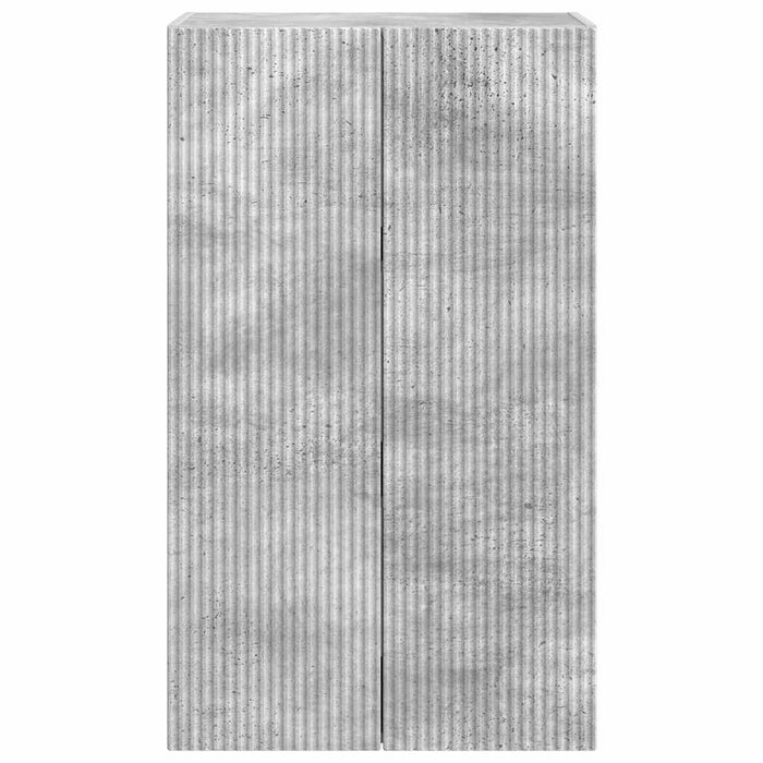 Dulap TV de perete Pe perete Gri din beton 59,5 x 31 x 100 cm - WALTI WALTI