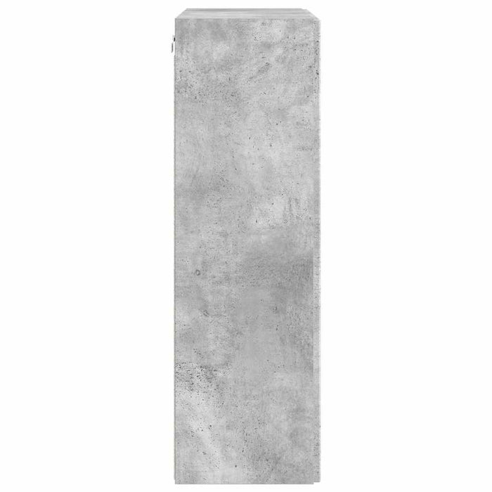 Dulap TV de perete Pe perete Gri din beton 59,5 x 31 x 100 cm - WALTI WALTI