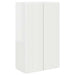 Dulap TV de perete Alb lucios 59,5 x 31 x 100 cm Lemn compozit - WALTI WALTI