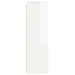 Dulap TV de perete Alb lucios 59,5 x 31 x 100 cm Lemn compozit - WALTI WALTI