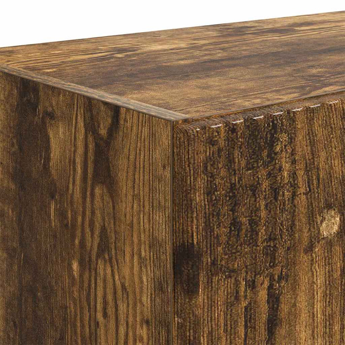 Dulap TV de perete Pe perete Stejar fumuriu 59,5 x 31 x 100 cm - WALTI WALTI