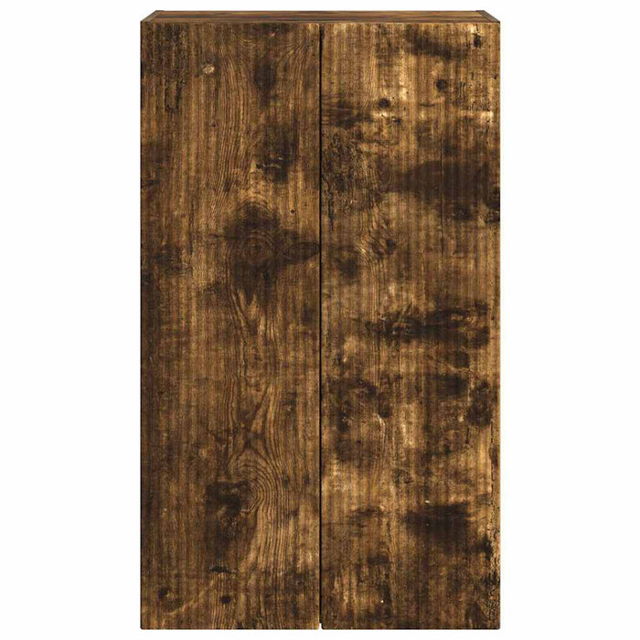 Dulap TV de perete Pe perete Stejar fumuriu 59,5 x 31 x 100 cm - WALTI WALTI