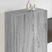 Dulap TV de perete Gri Sonoma 59,5 x 31 x 100 cm Lemn compozit - WALTI WALTI