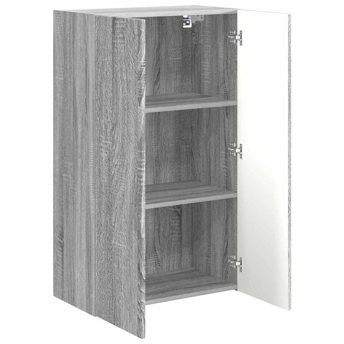 Dulap TV de perete Gri Sonoma 59,5 x 31 x 100 cm Lemn compozit - WALTI WALTI