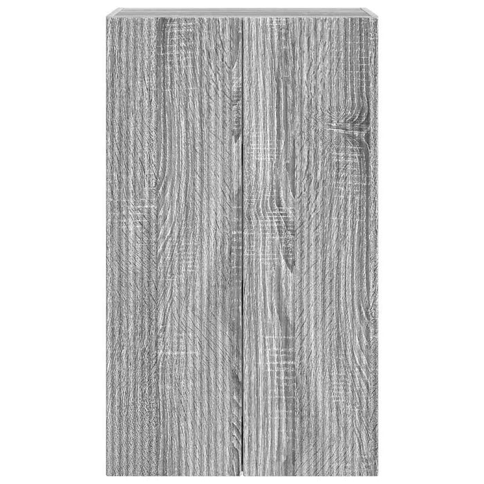 Dulap TV de perete Gri Sonoma 59,5 x 31 x 100 cm Lemn compozit - WALTI WALTI