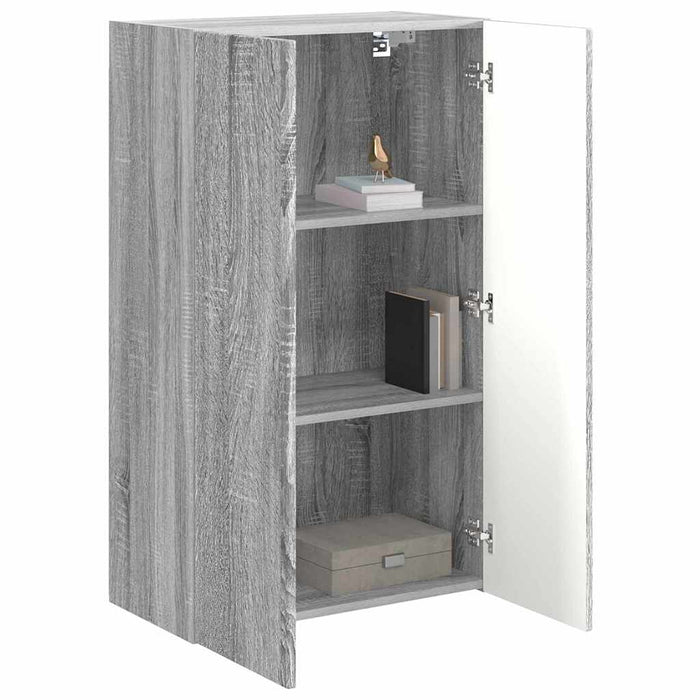 Dulap TV de perete Gri Sonoma 59,5 x 31 x 100 cm Lemn compozit - WALTI WALTI